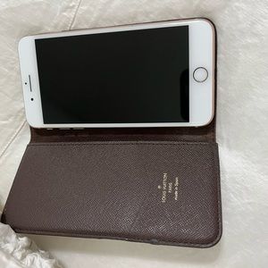 Louie Vuitton Monogram Phone Case. Fits IPhone 8.